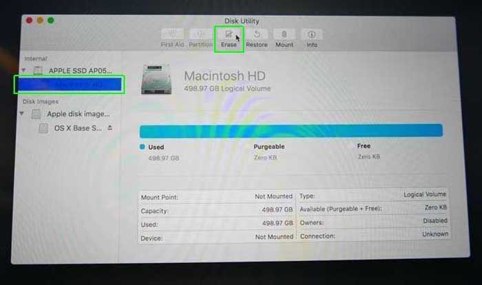 Macintosh HD disk