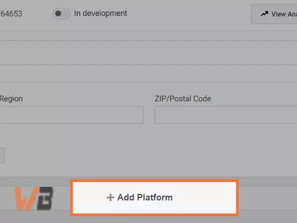 select “+Add Platforms”