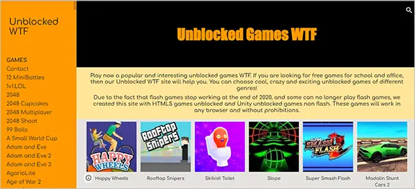 i think this unblocked games website is trying to tell me a story :  r/AccidentalComedy