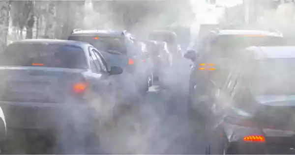 Pollution from Combustion Engine Vehicle