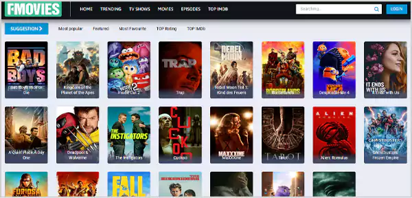 FMovies Interface